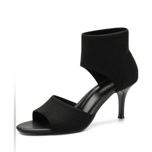 Newbella Mousse Fit Peep Toe Stiletto Sandals Size 6.5